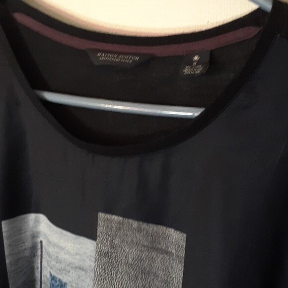 scotch & soda knit shirt Amsterdam blauw by Maison scotch navy 2 s anthropologie - Picture 4 of 8